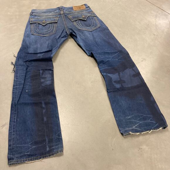 y2k true religion bootcut Jeans 34x34 - Picture 2 of 6